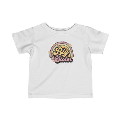 Infant (6M-24M)| Big Sis Rainbow | Tee