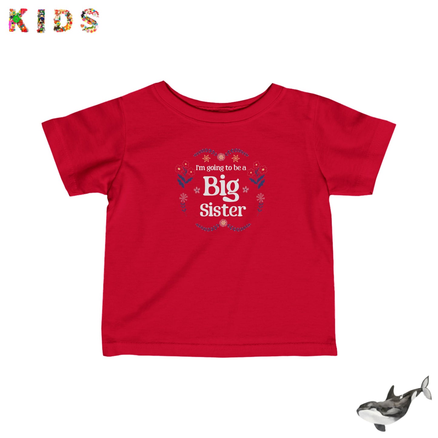 Infant | I'm going to be a big sister | Tee