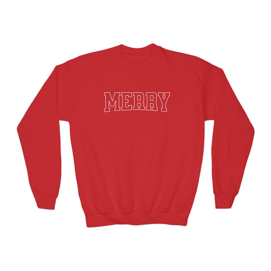 Kids Unisex | MERRY (Non-custom) Varsity Style Christmas | Sweater