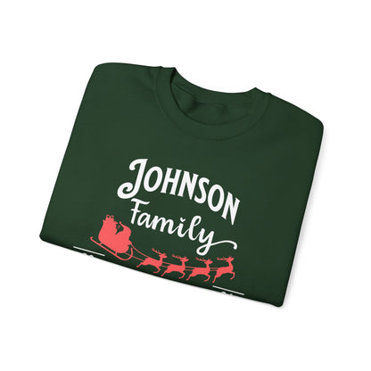 Adults Unisex | Enter Custom Family Name - Sleigh Christmas | Sweater