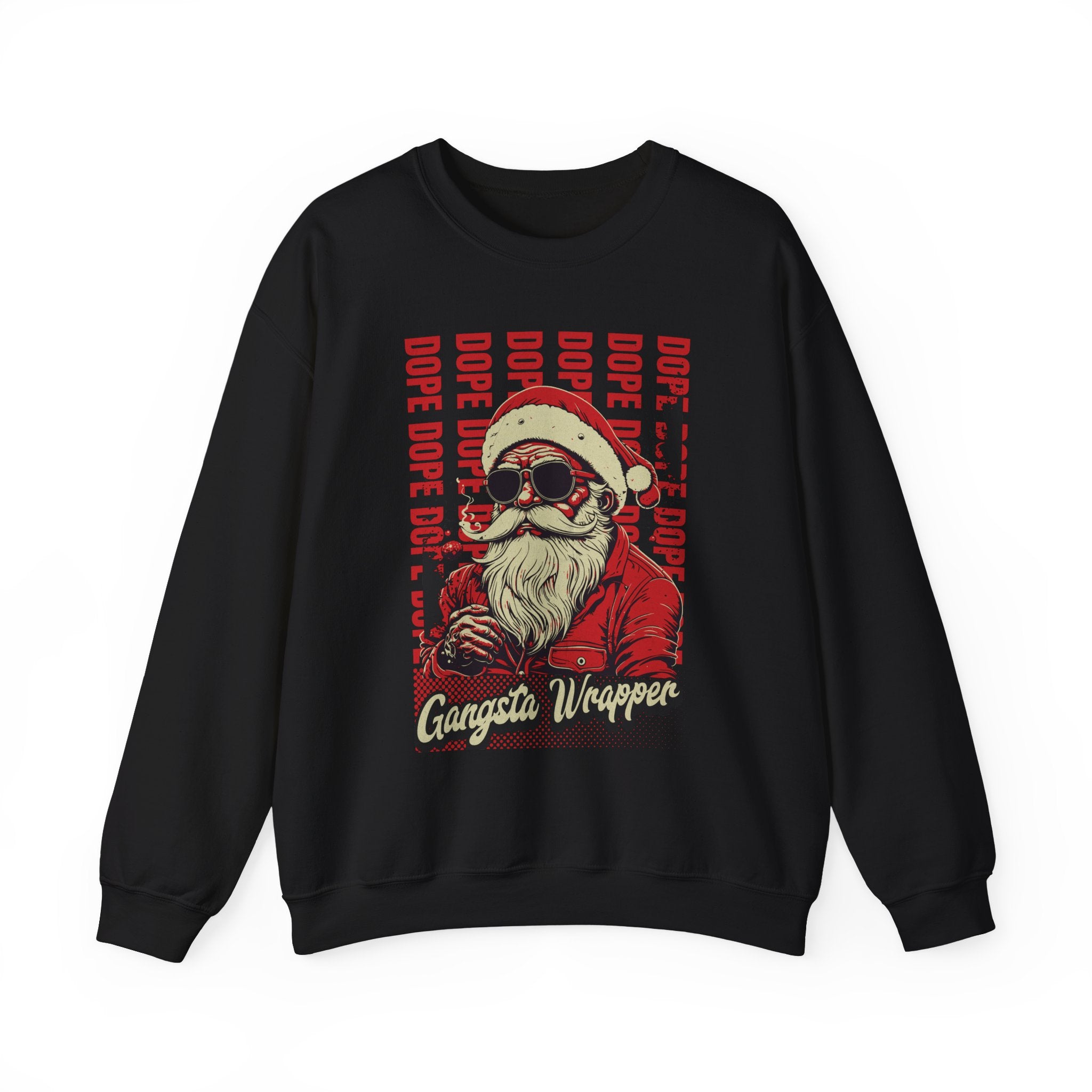 Gangsta wrapper shops sweater