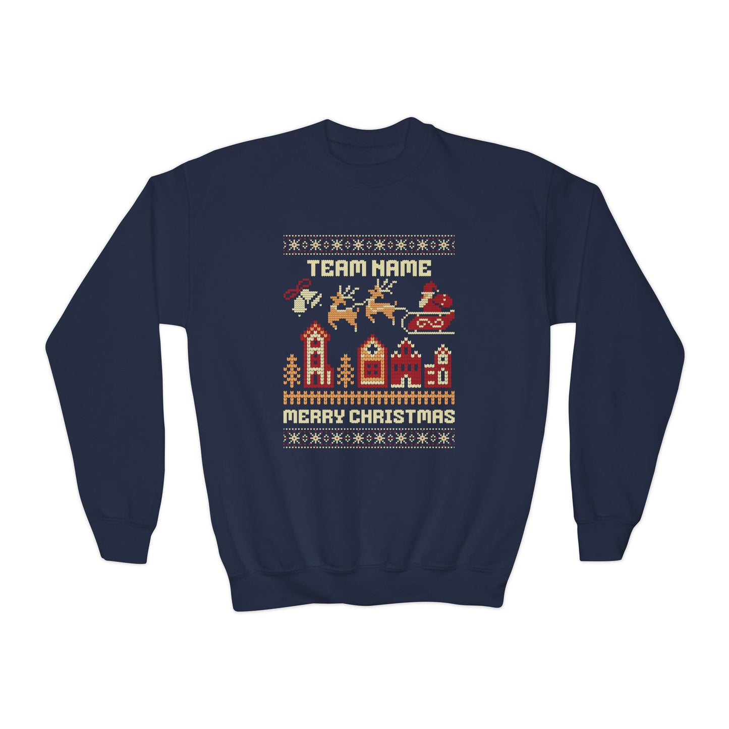 Kids Unisex | Enter CUSTOM TEXT - Ugly Christmas | Sweater