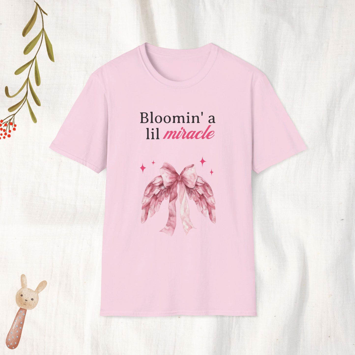 Bloomin a lil miracle (Coquette Style) Tshirt