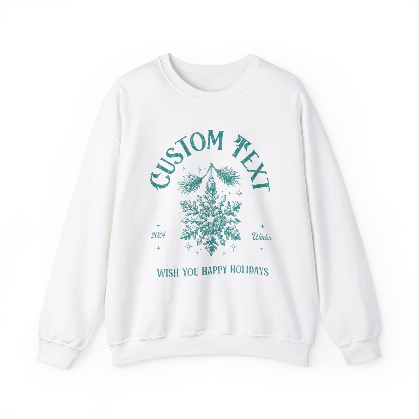 Adults Unisex | Enter Custom Family Name Holiday | Sweater