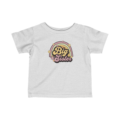 Infant (6M-24M)| Big Sis Rainbow | Tee