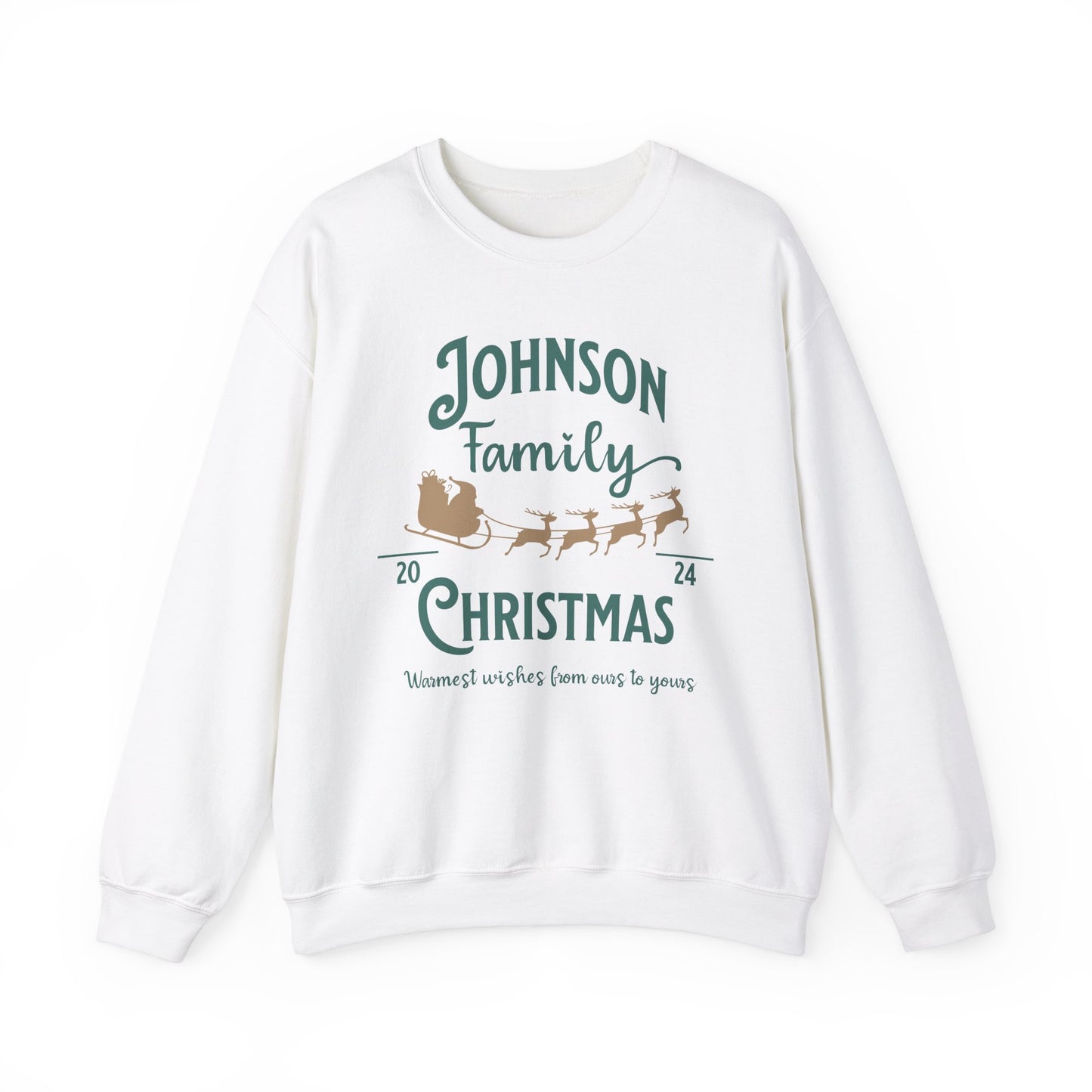 Adults Unisex | Enter Custom Family Name - Sleigh Christmas | Sweater