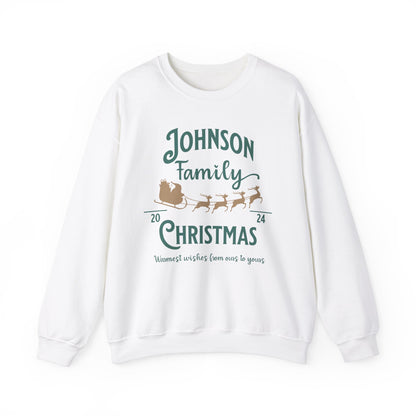 Adults Unisex | Enter Custom Family Name - Sleigh Christmas | Sweater