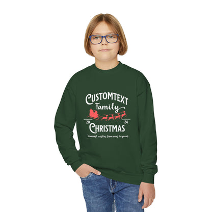 Kids Unisex | Enter Custom Family Name - Sleigh Christmas | Sweater