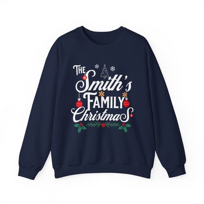 Adults Unisex | Enter Custom Family Name - Christmas | Sweater