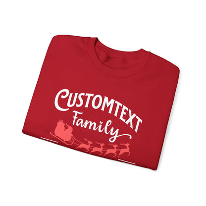 Adults Unisex | Enter Custom Family Name - Sleigh Christmas | Sweater