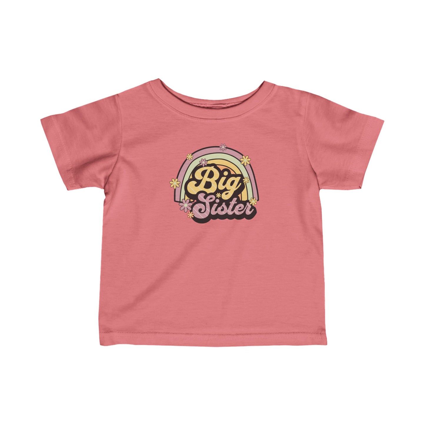 Infant (6M-24M)| Big Sis Rainbow | Tee