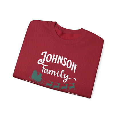 Adults Unisex | Enter Custom Family Name - Sleigh Christmas | Sweater