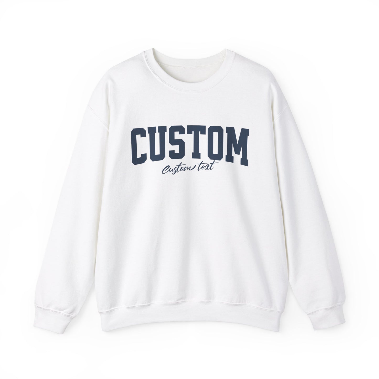 Adults Unisex | Enter Custom Text Varsity Style | Sweater