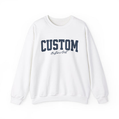 Adults Unisex | Enter Custom Text Varsity Style | Sweater