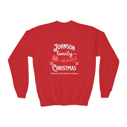 Kids Unisex | Enter Custom Family Name - Sleigh Christmas | Sweater