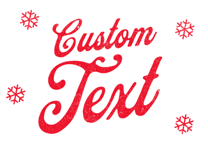 Infant | Enter Custom Text Christmas Snowflake | Bodysuit