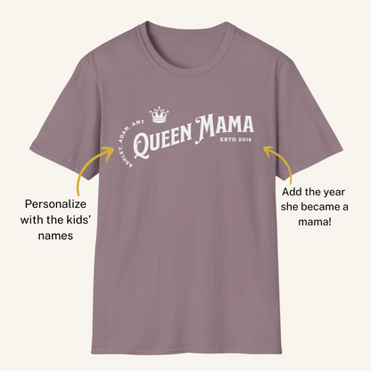 Adults Unisex | Queen Mama (Personalized) | Tee