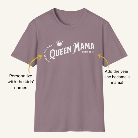 Adults Unisex | Queen Mama (Personalized) | Tee