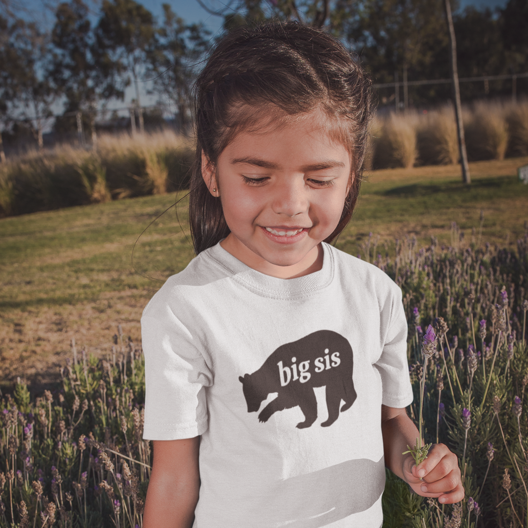 Kids Unisex | Big Sis Bear |Tee