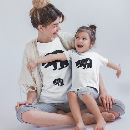 Kids Unisex | Big Sis Bear |Tee