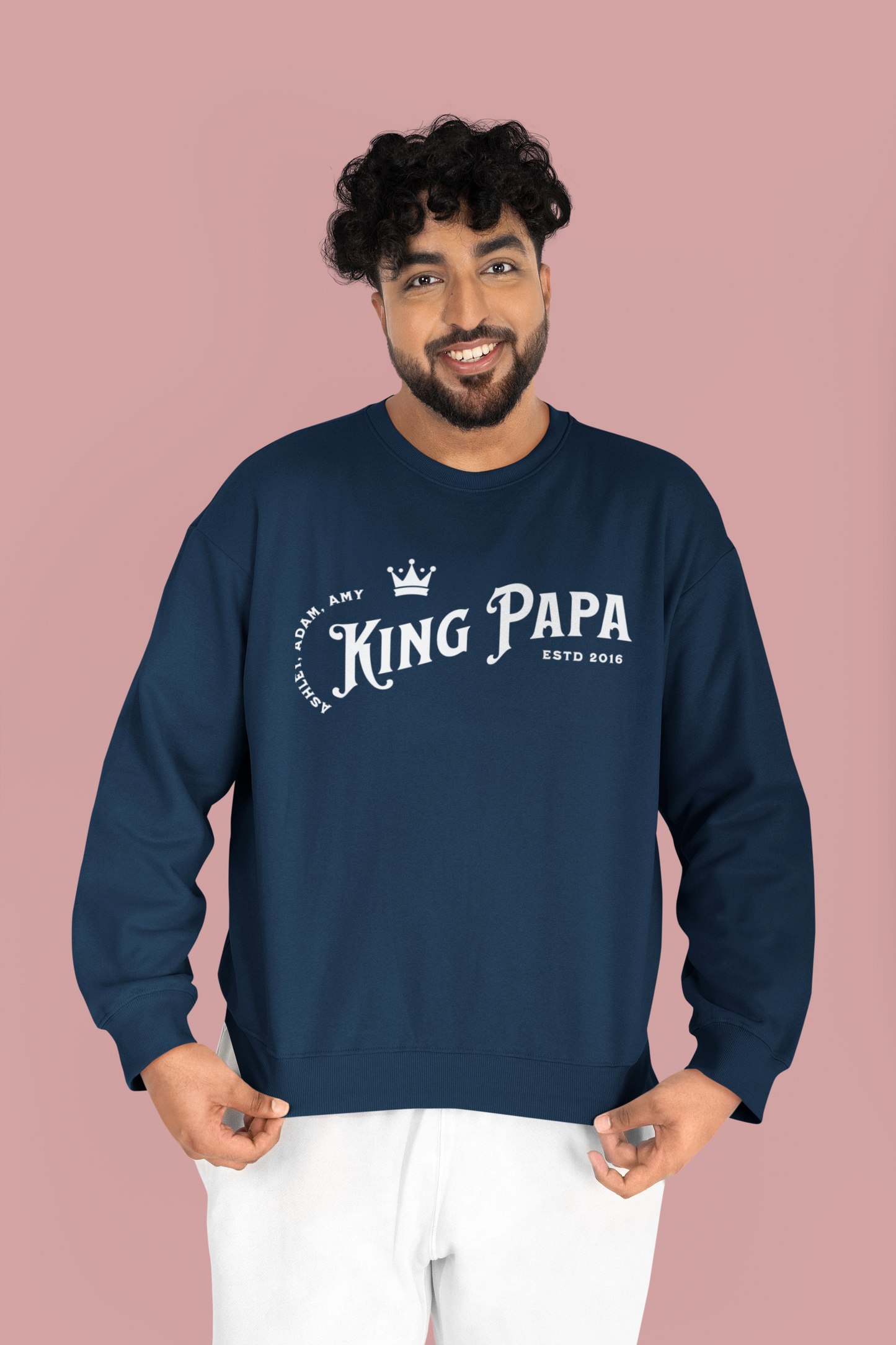 Adults Unisex | King Papa (Personalized) | Sweater